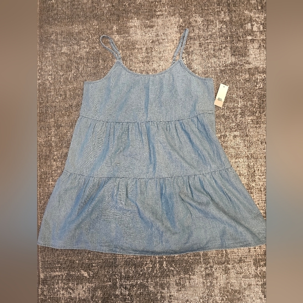 NWT! Nordstrom-BP Women's Sleeveless Mini Jean Dress Medium
